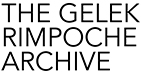 The Gelek Rimpoche Archive